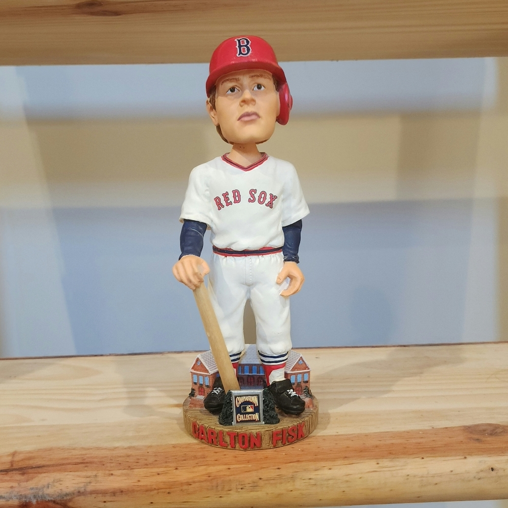 Carlton Fisk Cooperstown Collection Hall of Fame Boston Red Sox Bobblehe…